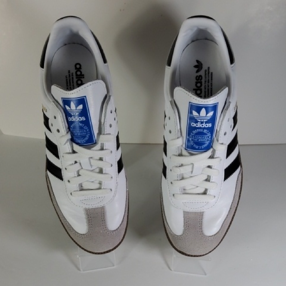 Adidas White and Black Classic Sneakers Size 7.5